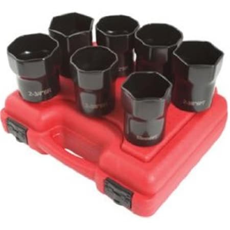 Gourmetgalley 2847 7 Piece 1/2 Drive Wheel Bearing Lock Nut Socket Set GO3488072